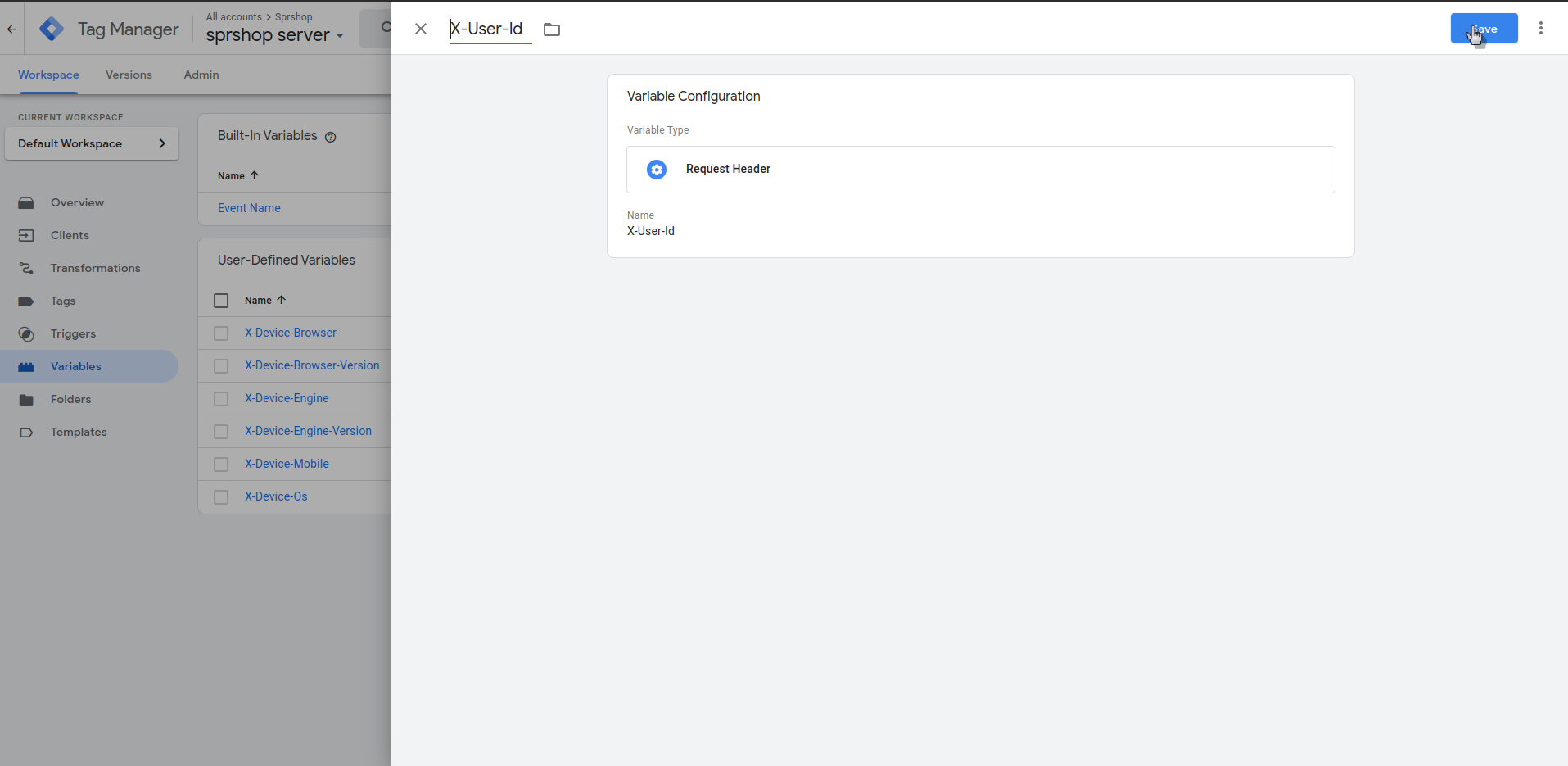 xUserId screenshot