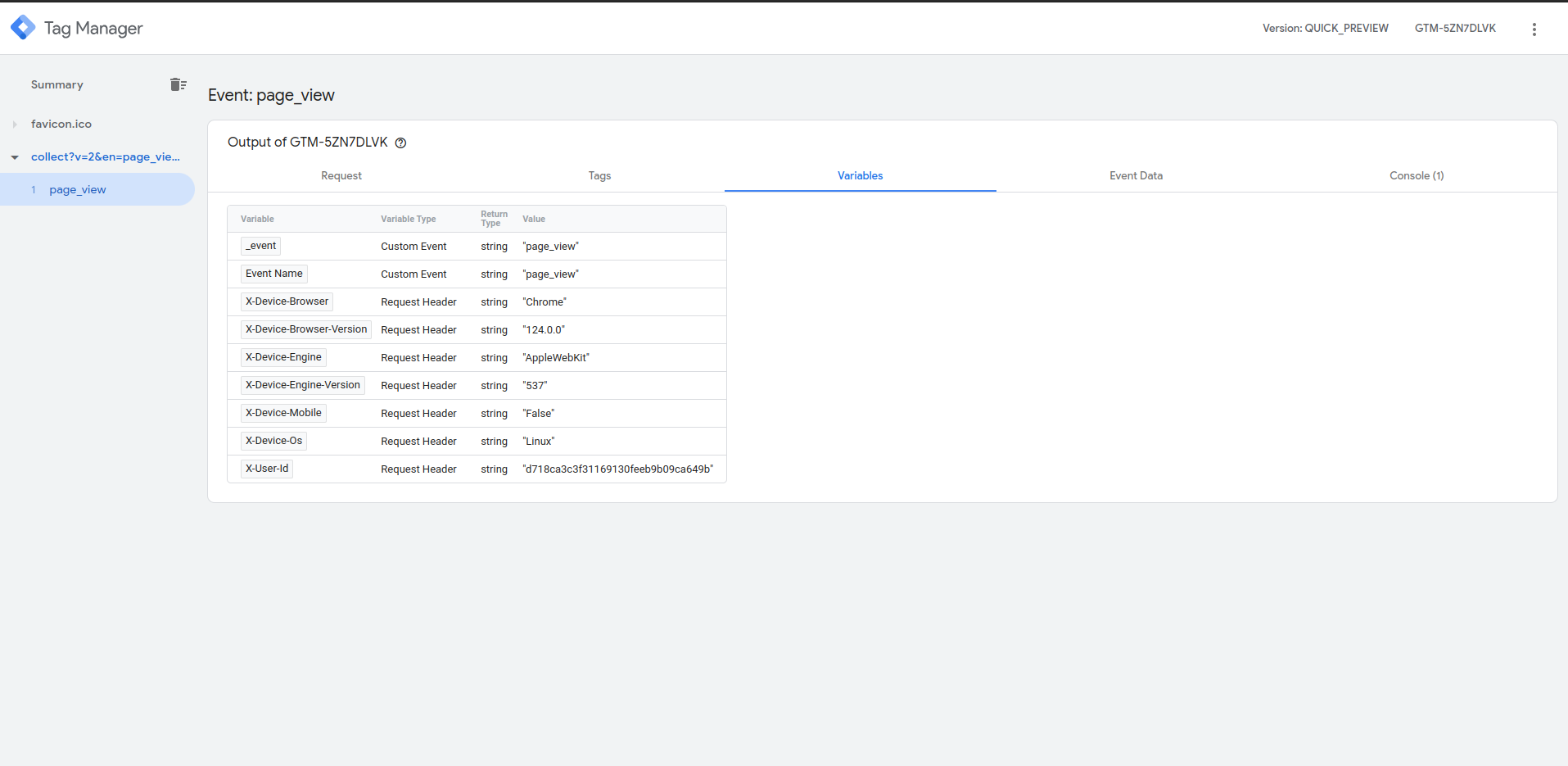 xUserId screenshot